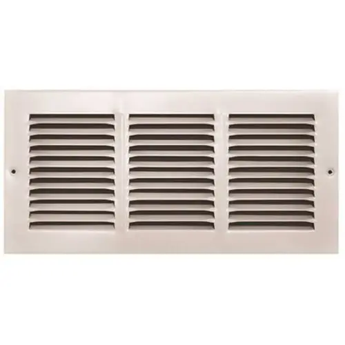 TruAire 170 14X06 14 in. x 6 in. White Stamped Return Air Grille