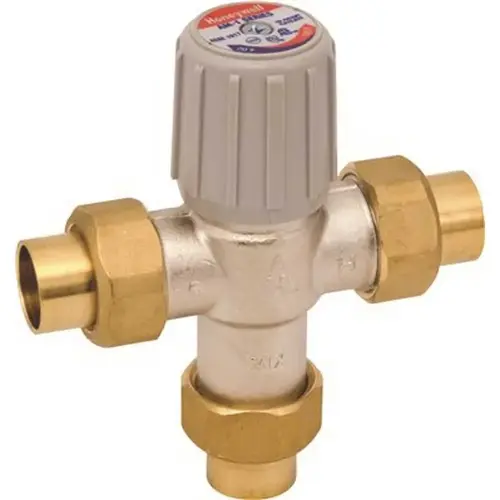 Honeywell Home AM101-US-1LF Lead-Free Water Heater Thermostatic Mixing Valve Bronze