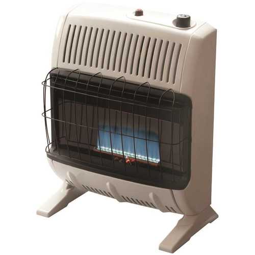 20000 BTU Vent-Free Blue Flame Natural Gas Heater with Thermostat and Blower