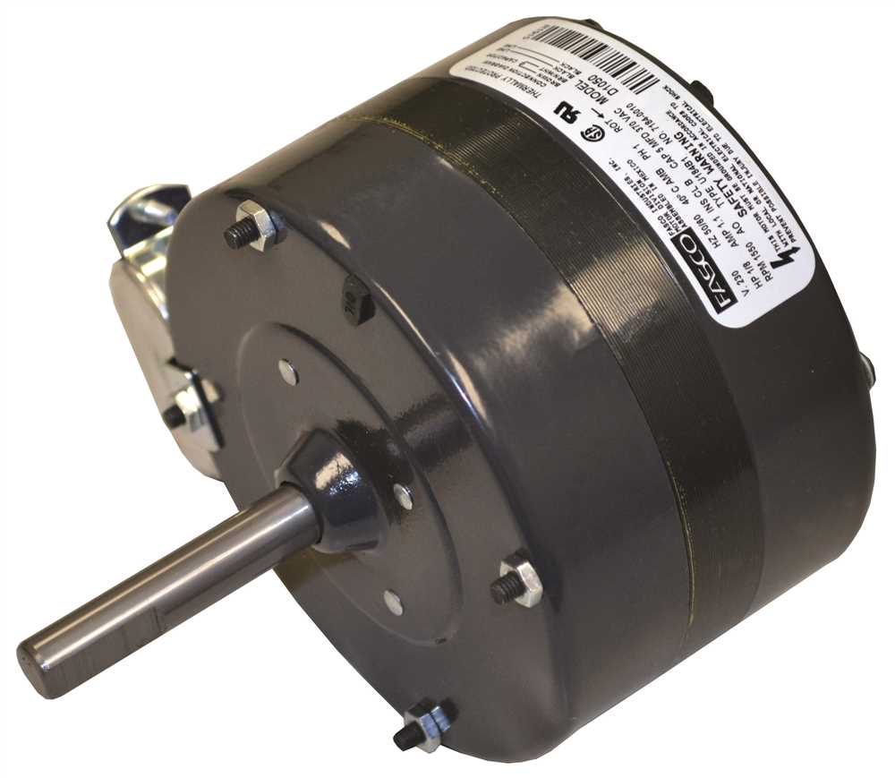 FASCO D1050 FAN COIL MOTOR, 5 IN., 230 VOLTS, 1550 RPM