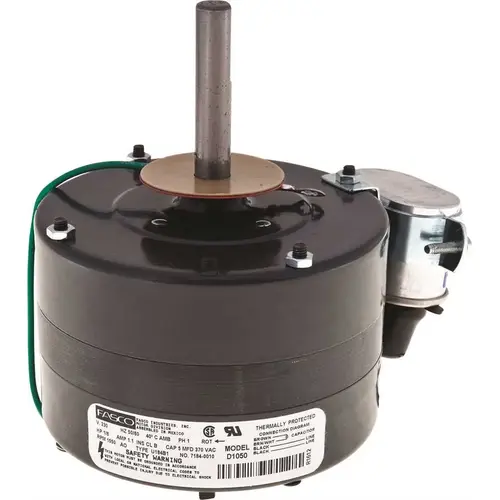 FASCO D151 BLOWER MOTOR, 5 IN., 230 VOLTS, 1050 RPM