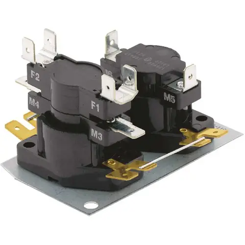 White Rodgers 24A34-5 24-Volt 3 Switches Electric Heat Sequencer, 2 Timings