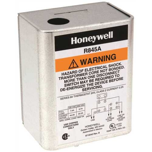 Honeywell Home R845A1030 Switching Relay Silver