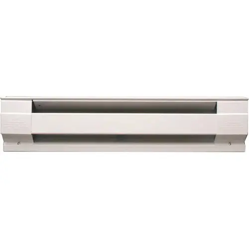 Cadet 8F2000W 96 in. 2,000-Watt 240/208-Volt Electric Baseboard Heater in White