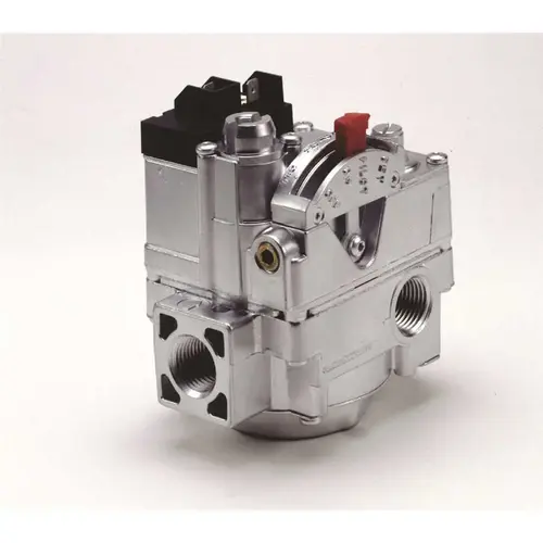 Robertshaw 720-402 Combination Dual Gas Valve with Side Taps Chrome