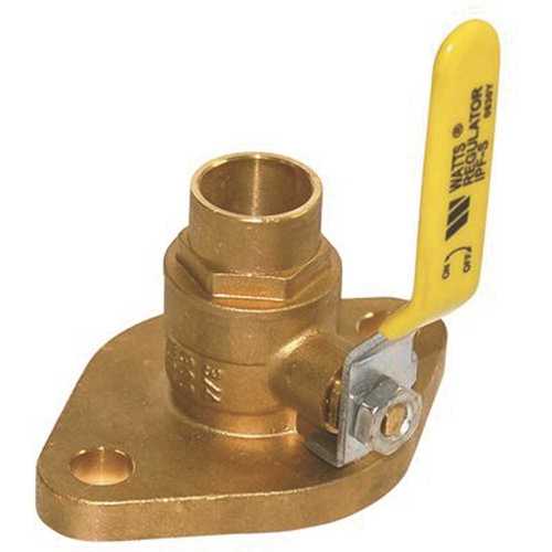 Watts 0068096 1 in. Sweat Brass Isolation Pump Flange