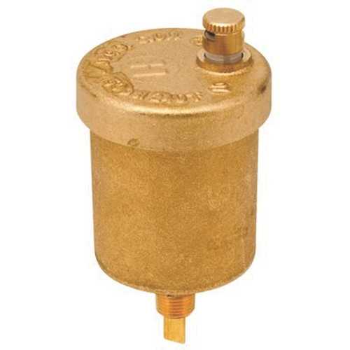 1/4 in NPT Gold Top Automatic Universal Air Vent