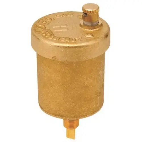 Honeywell Safety FV180A 1/4 in NPT Gold Top Automatic Universal Air Vent Beige/Bisque