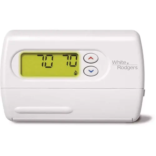 80 Series Classic, Non-Programmable, Single Stage (1H/1C) Thermostat White