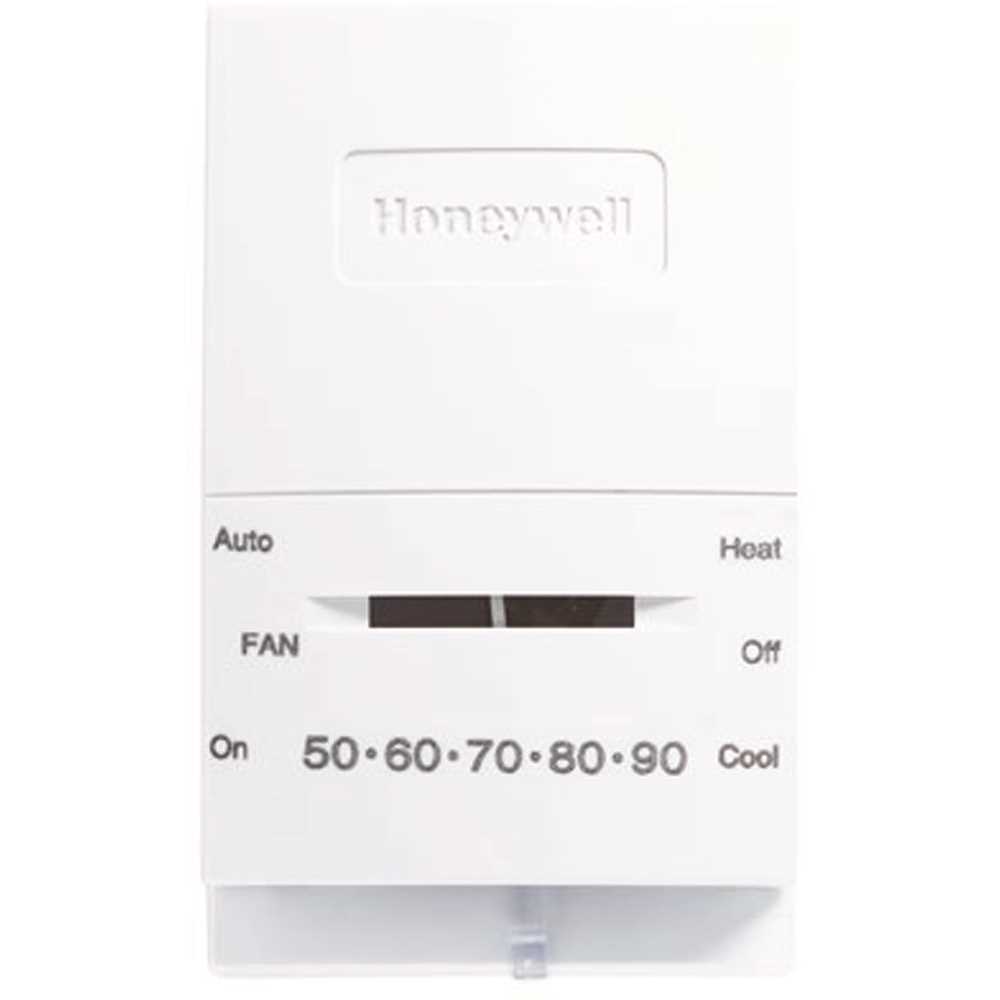 Honeywell Home T834N1002 Vertical Non-Programmable Thermostat with 1H/1C Single Stage Heating and Cooling White