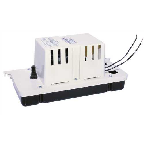 12 in. x 5 in. x 5 in. 115-Volt Automatic Condensate Removal Pump with 6 ft. Cord 80 GPH