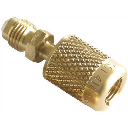 JB INDUSTRIES 33112N Quick Seal Fitting Adapter, Straight, 1/4 in