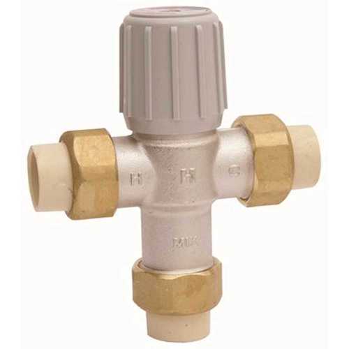 UCPVC UNION MIXING VALVES, 3/4 IN