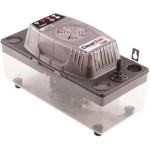 Diversitech IQP-120T 120-Volt ClearVue Condensate Removal Pump with 20 ft. of 3/8 in. CVT, 0 ft. - 22 ft. Lift