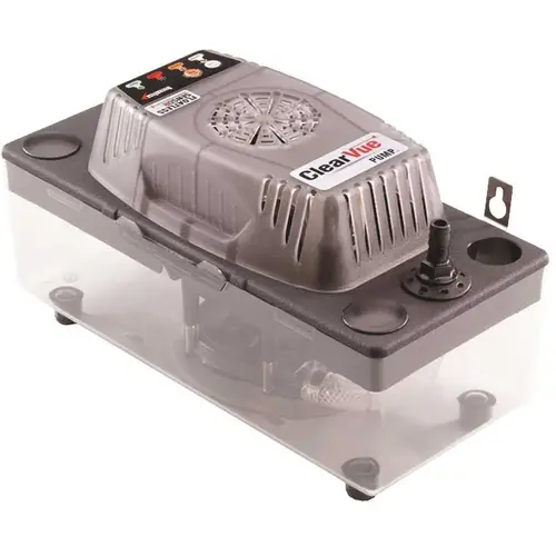 Diversitech IQP-120T 120-Volt ClearVue Condensate Removal Pump with 20 ft. of 3/8 in. CVT, 0 ft. - 22 ft. Lift Black