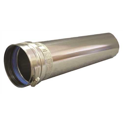 VENT PIPE STAINLESS STEEL CAT III 4 IN. X 12 IN