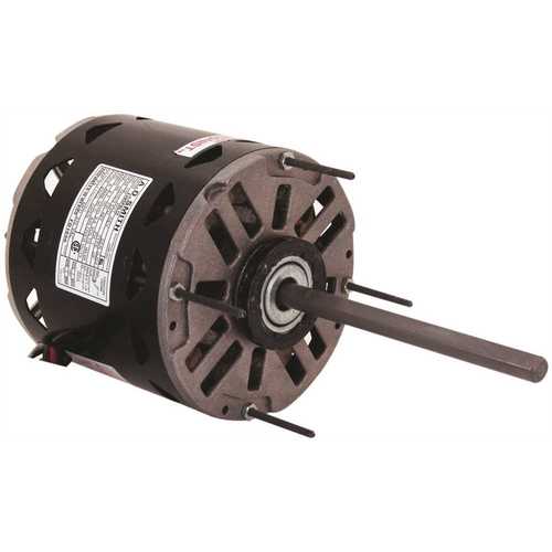 HIGH EFFICIENCY INDOOR BLOWER MOTOR, 5-5/8 IN., 115 VOLTS, 4.1 AMPS, 1/4 HP, 1,075 RPM