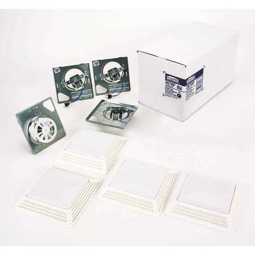 50 CFM Broan Exhaust Fan with Light Finish Kit - pack of 4