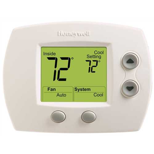 Resideo TH5110D1022/U FocusPRO 5000 Digital Non Programmable Thermostat 1 Heat/1 Cool
