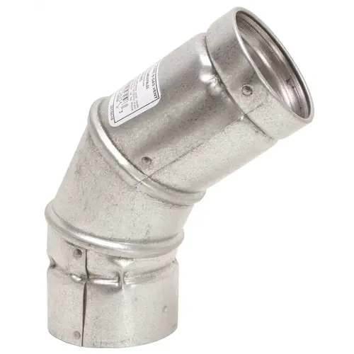 SELKIRK 105222 GAS VENT TYPE B, 5 IN X 45/60 DEG ADJUSTABLE ELBOW Gray