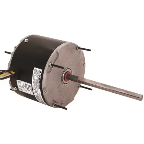 Century ORM5489BF 4-IN-1 HEATMASTER CONDENSER FAN MOTOR, 5-5/8 IN., 208 - 230 VOLTS, 2.5 AMPS, 1/2 - 1/5 HP, 825 RPM Black