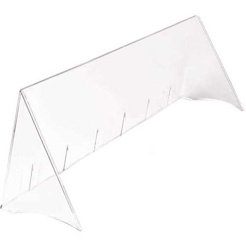 TAYMAC DA28 5.06 x 29.58 in. Air Deflector Clear