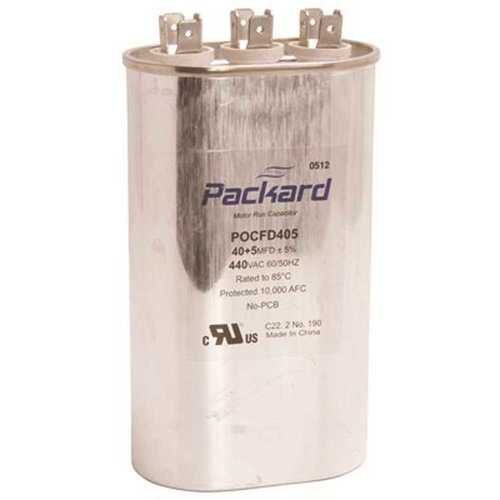 Packard TOCFD405 Titan 440/370-Volt 40+5 MFD Oval Pro Run Capacitor