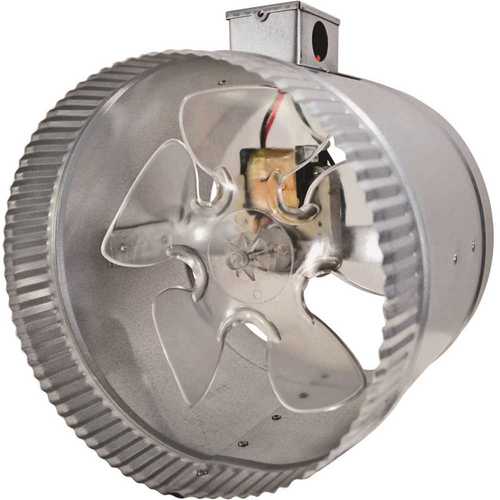 8 in. 2-Speed Inline Duct Fan