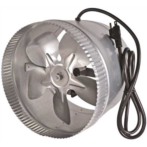 Suncourt DB210C Inductor 10 in. Corded In-Line Duct Fan