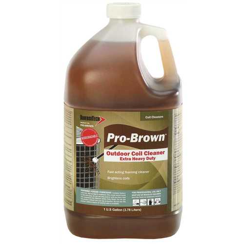 Diversitech PRO-BROWN 1 Gal.  Non-Acid Foaming Concentrate Outdoor Condenser Coil Cleaner Brown - pack of 4