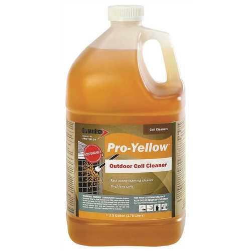 Diversitech PRO-YELLOW 1 Gal.  Non-Acid Foaming Outdoor Condenser Coil Cleaner - pack of 4