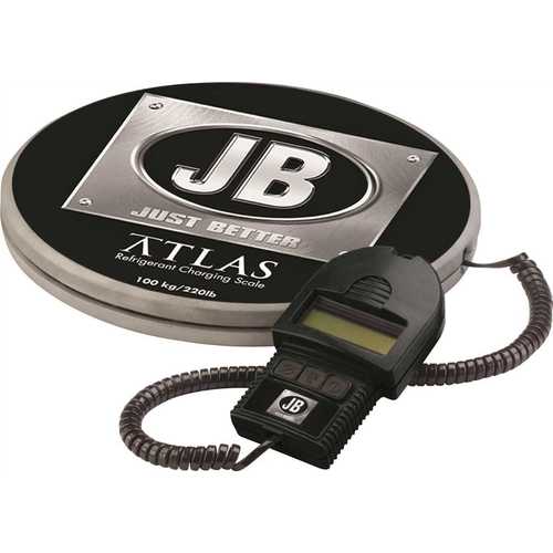 JB INDUSTRIES DS-20000 Atlas 220 lb. Capacity Refrigerant Charging Scale