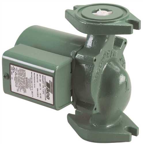 00 Series 1/25 HP Cast Iron Hydronic Circulator with Integral Flow Check