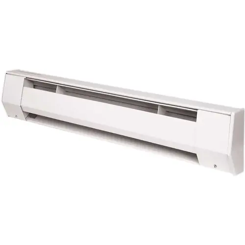 KING 2K1205BW 27 in. 120-Volt 500-Watt Baseboard Heater in White