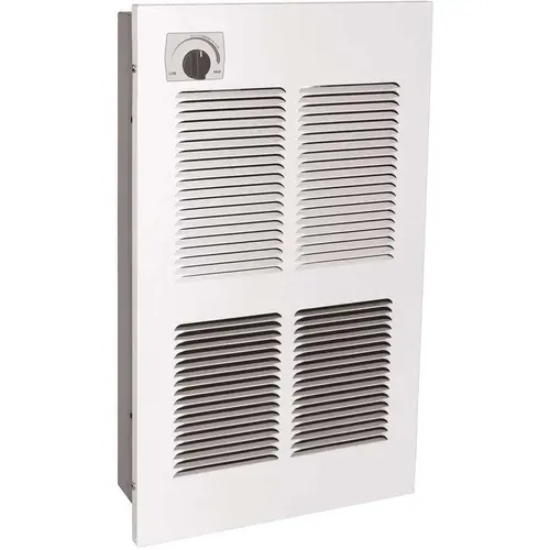 King Electric EFW2440-MW-T-W EFW Multi-Watt LG 240-Volt 4000-Watt Wall Heater in White with SP Stat in White