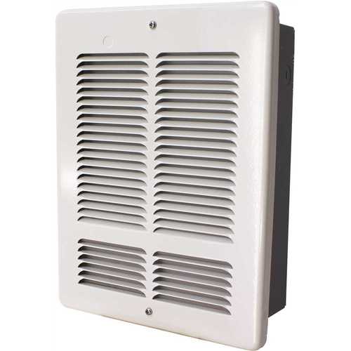 W 1000-Watt/500-Watt 3412 BTU Electric Wall Heater 120-Volt White