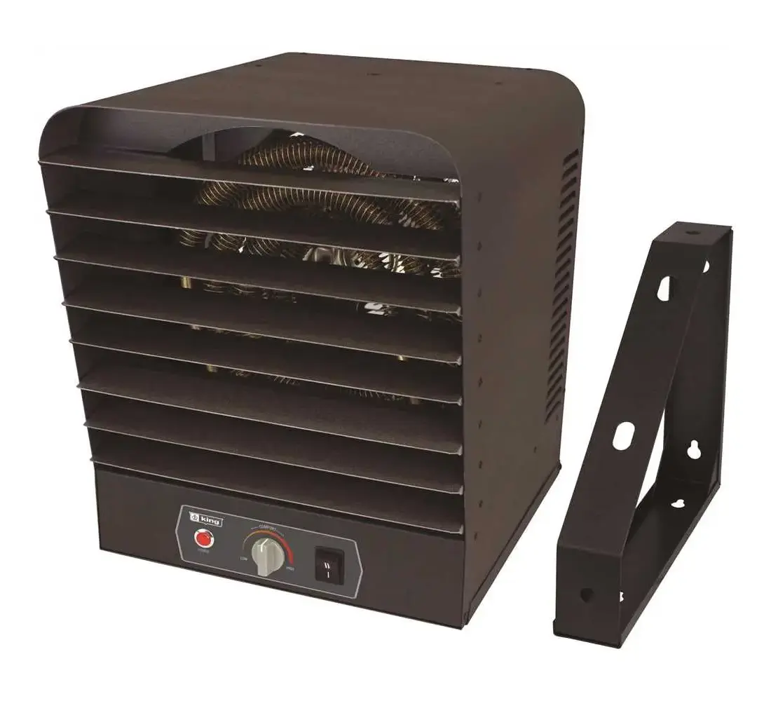 King Technology GH2407TB 240-Volt 7500-Watt Garage Heater in Gray