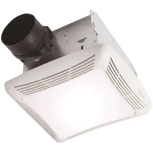 Broan-NuTone HB80RL 80 CFM Ceiling Bathroom Exhaust Fan with Light White