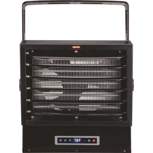 10,000-Watt Dual Heat Electric Garage Heater with Remote