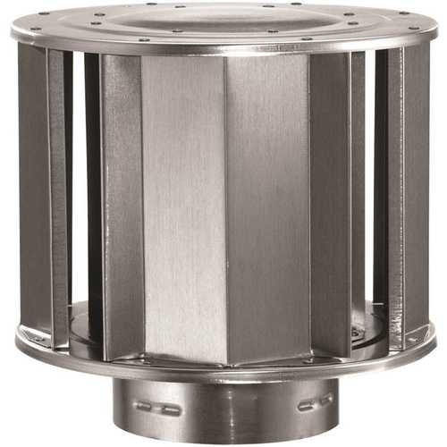 DuraVent 4GVVTH 4 in. Dia x 8.5 in. Gas Vent High Wind Cap for Chimney Pipe