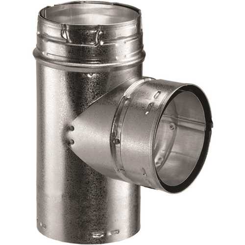 6 in. Dia Type B Gas Vent Standard Tee