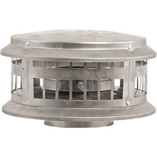 DuraVent 5GVDC 5 in. x 11 in. Type B Gas Vent Dura Cap for Chimney Pipe