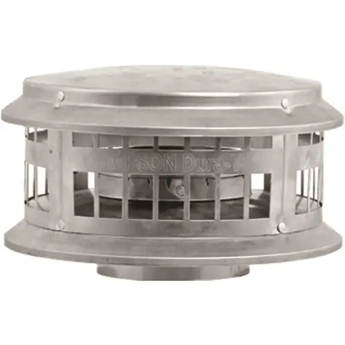 4 in. Dia Gas Vent Duracap Silver