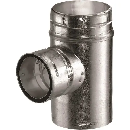 Type B Gas Vent 6 in. x 3 in. Dia Increaser Tee