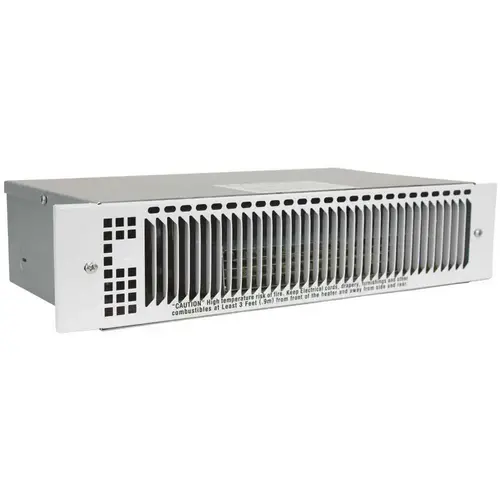 King Electric KT1215-MW-W KT 120-Volt 1500-Watt Multi-Watt Electric Kick Space Heater, White