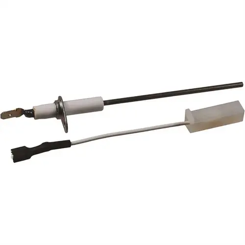 Flame Sensor with Ceramic Insulator Single Rod Replaces Carrier