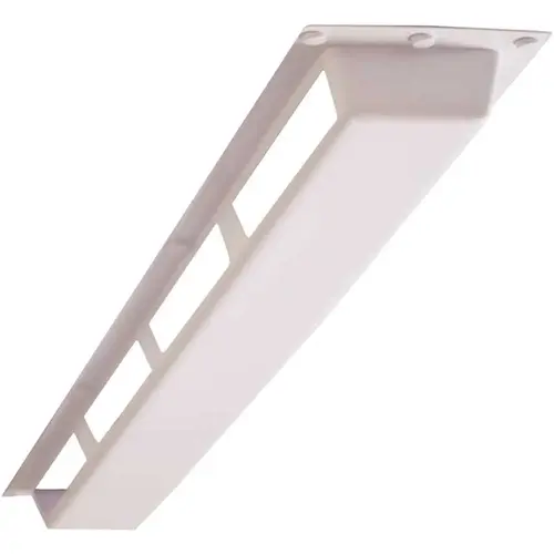 Commercial 2-Way Air Deflector Cover for Linear Diffuser White