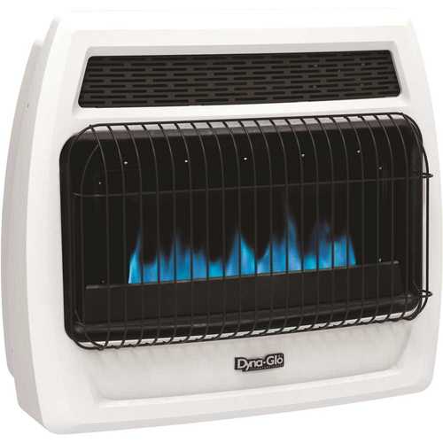 Dyna-Glo BFSS30NGT-4N 30,000 BTU Blue Flame Vent Free Natural Gas Thermostatic Wall Heater