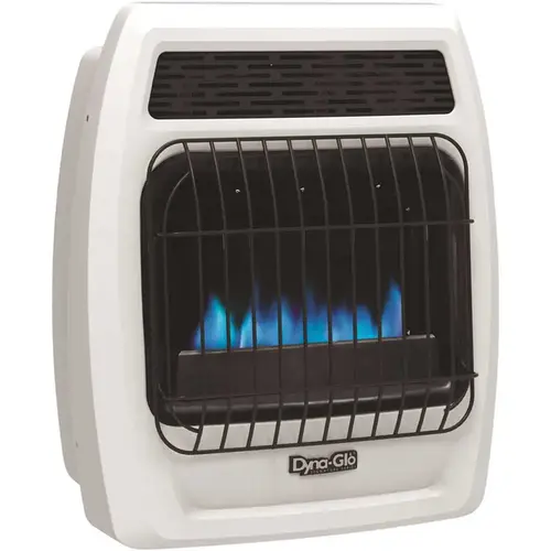 Dyna-Glo BFSS10LPT-4P 10,000 BTU Blue Flame Vent Free Liquid Propane Thermostatic Wall Heater White