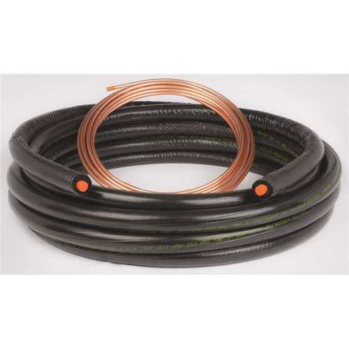 Mueller Streamline 61220250C 3/8 in. x 3/4 in. x 1/2 in. x 25 ft. Air Conditioner UV DURAGUARD Line Set